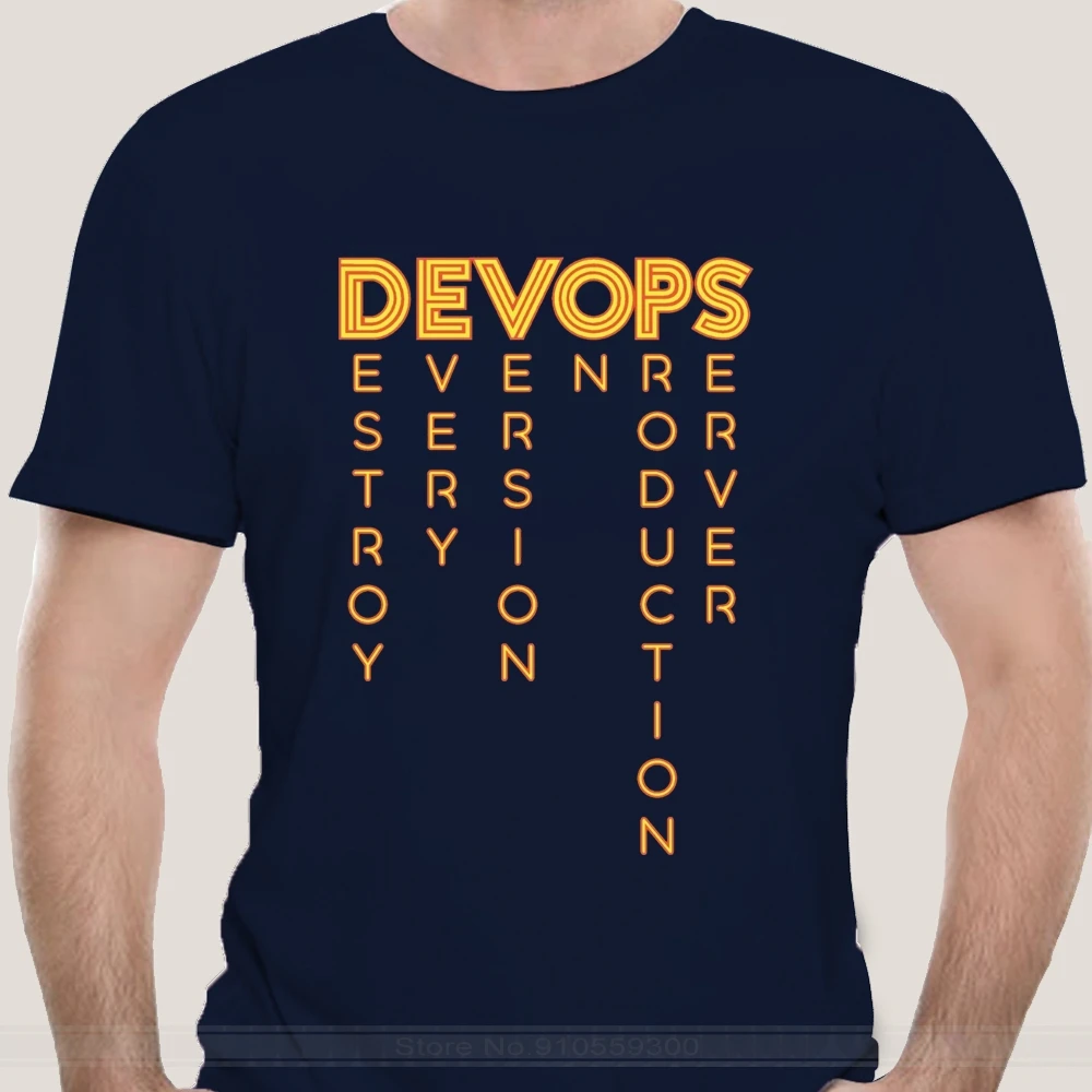 DEVOPS - التعريف الحقيقي لـ DEVOPS T Shirt Devops Computer Nerd Geek Programmer مضحك ساخر رائع لطيف برمجة #2