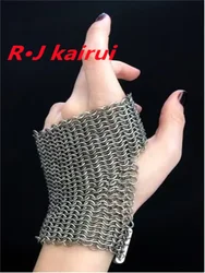 Fashion Women Chainsmail HandChains Silver Metal Wrist Bracelet