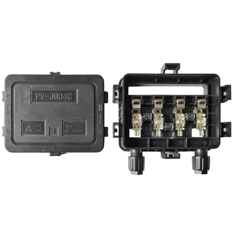 Photovoltaic Junction Box  With MCFour Connector Solar PanelWaterproof Full Set of PV Accessories Junction Box For 200W 350W