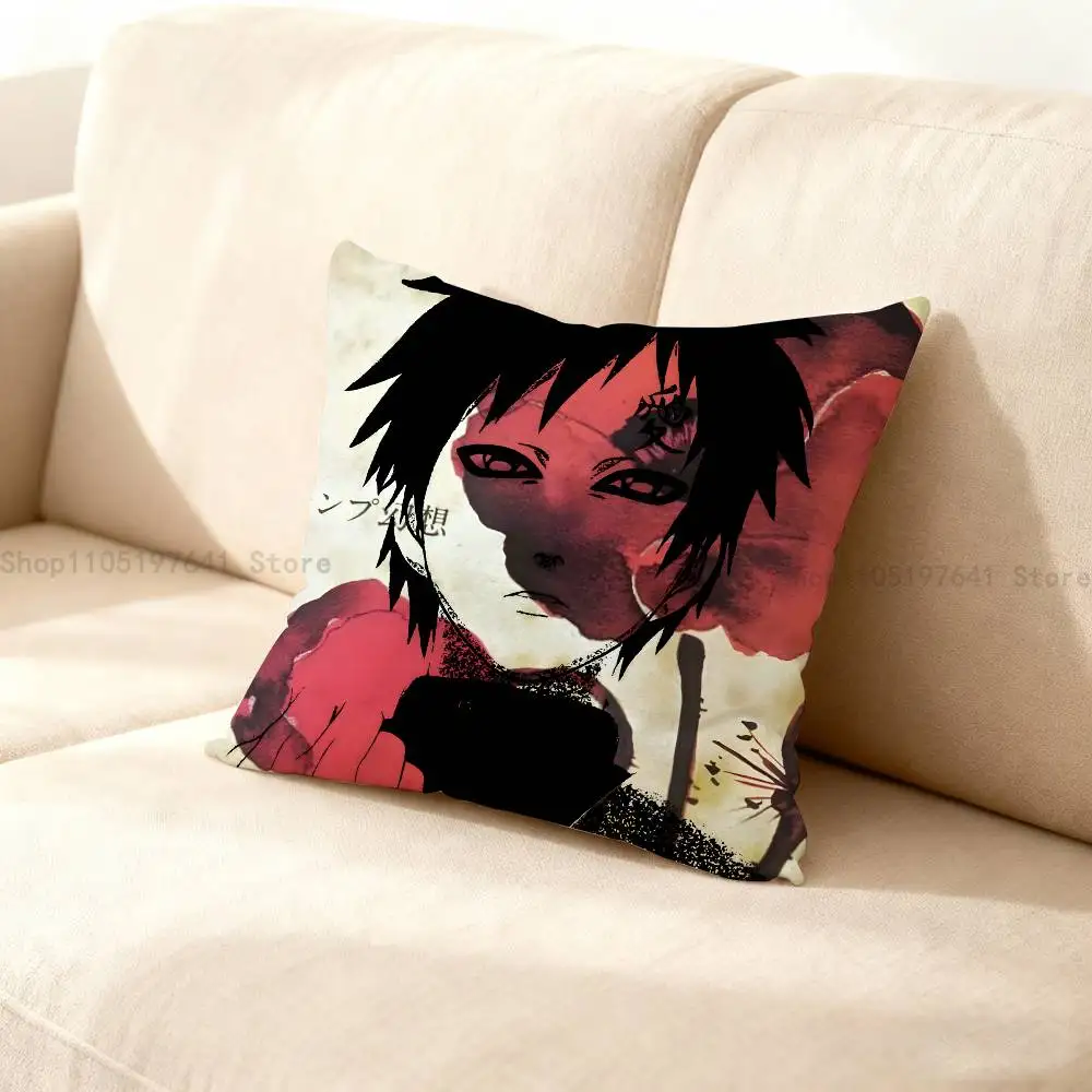 Anime G-Gaara Eyes Anime Celebrity Merchandise All-Match Printed Pillow Case Sofa Car Office Room Decoration Protector