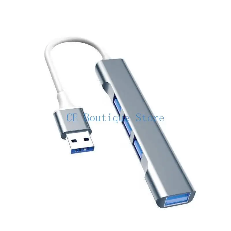 652F USB C/USB HUB إلى 4 PORT 3XUSB2.0+1XUSB3.0 5GBPS نقل البيانات لأجهزة الكمبيوتر الشخصية #3