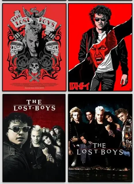 Lost Boys 1987 Classic Movie, Print Art Canvas Poster For Living Room Decor, Home Wall Picture