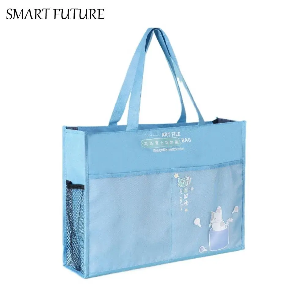 

Сумка на молнии формата А3, креативная сумка для документов большой емкости с ручкой, водонепроницаемый многослойный органайзер для файлов, школьный