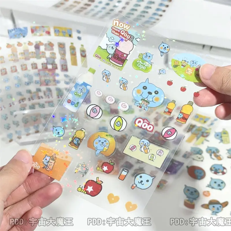 ملصقات أفلام مقطوعة ذات طابع كرتوني من سلسلة Ins Style، مثل الملصقات الصغيرة لحساب Guka المحمول #4