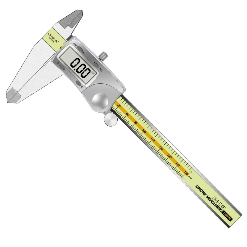 

0-150mm Waterproof and Oil-Proof Digital Caliper High Precision Stainless Steel Vernier Caliper Measurement