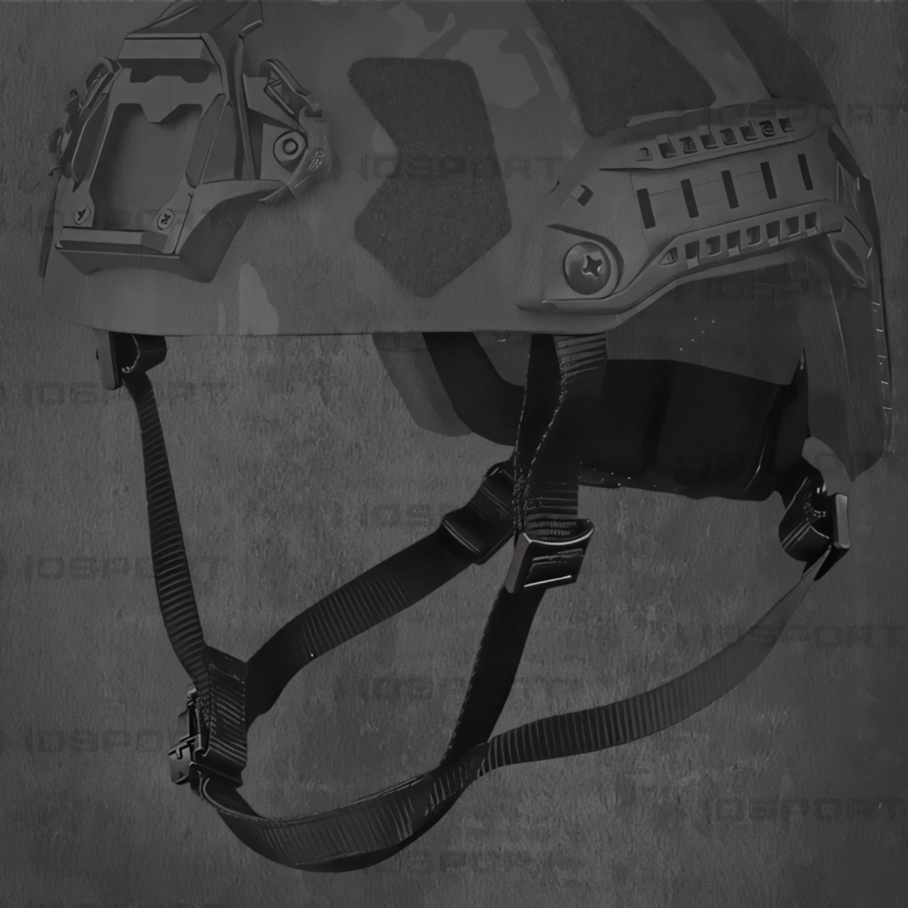 Wosport FAST High Cut Helmet Chin Strap, Rotary Adjustment, Adjustable Retention System for Outdoor Training and Airsoft Hobby