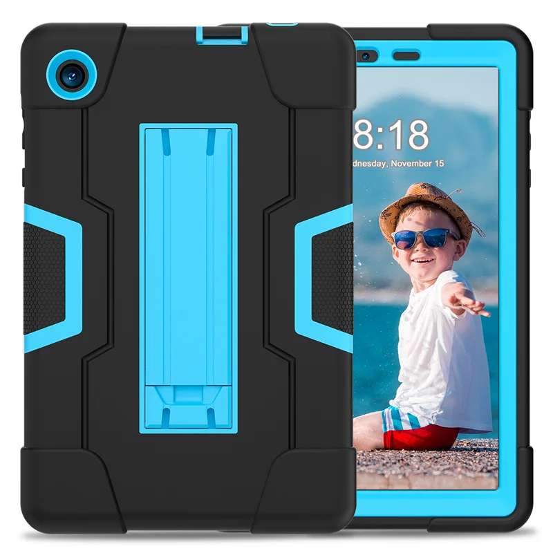 Kids Safe Silicon PC Hybrid Cover For TCL Tab 8 LE 9137W 8.0 inch 2023 Tab8 9032 9132G 9132X 2022 Tablet Shockproof Case Funda