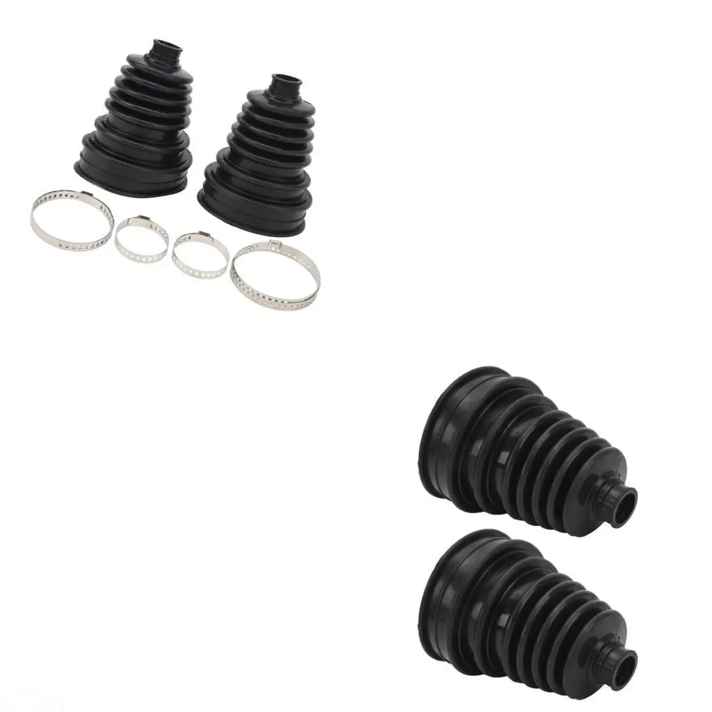

G7NA 2-Pack Silicone CV Joint Boot with 4 Clamps -Flexible Dust Cover for