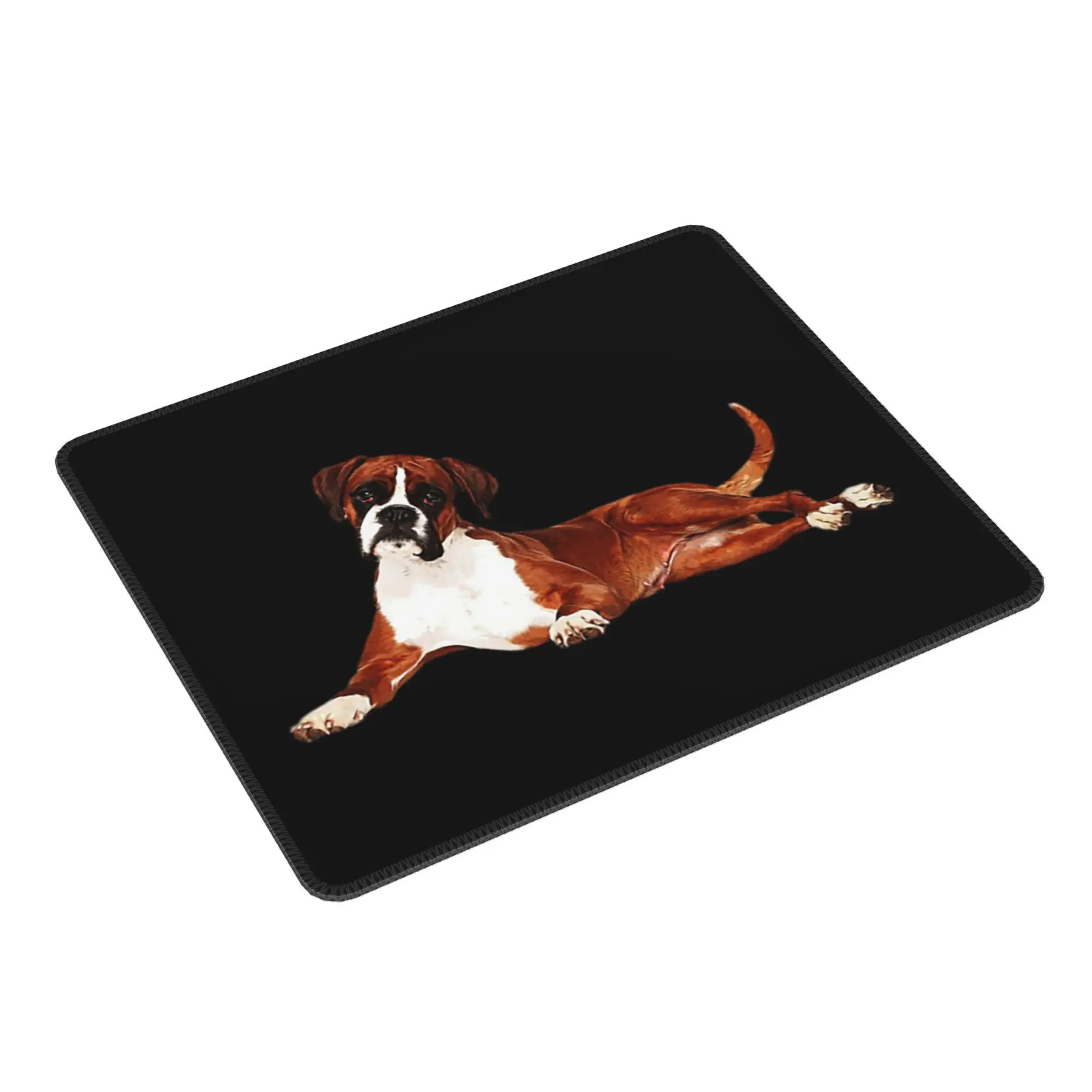 Schattige Boxer Hond Muismat Computer Toetsenbord Muis Mat Gaming PC Laptop Bureaumat Kantooraccessoires Placemats