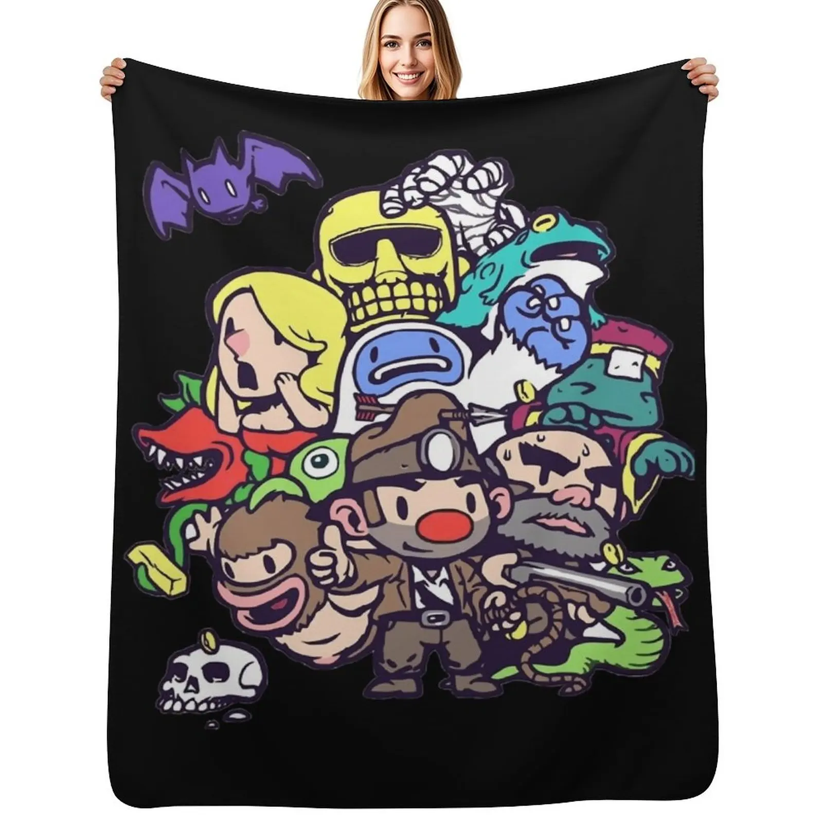 

Spelunky Gang Classic Throw Blanket christmas gifts for sofa Sofas Summer Beddings Blankets