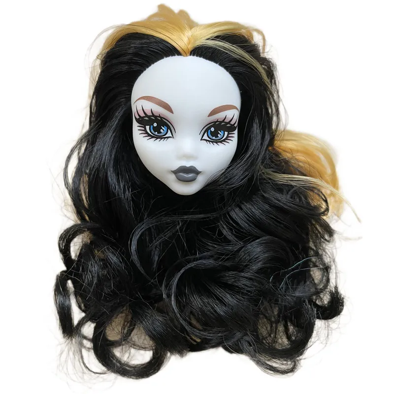 Bewegliches Puppenkörperspielzeug mit mehreren Gelenken, 23 cm Puppenspielzeug, passend für viele Köpfe, Weiß, Grün, Braun, Lila, Monstering High Doll Body, Katzenköpfe