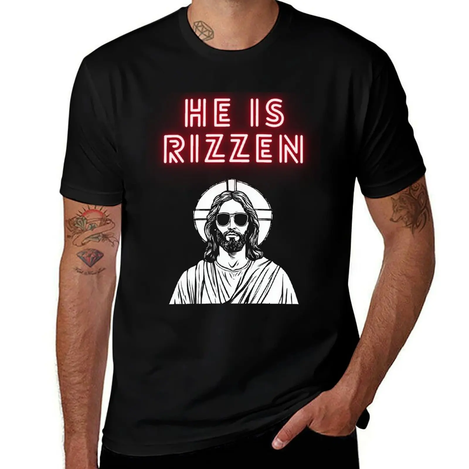 

He is Rizzen, Comedy Jesus T-Shirt t shirts designer man t shirt designer T-Shirt