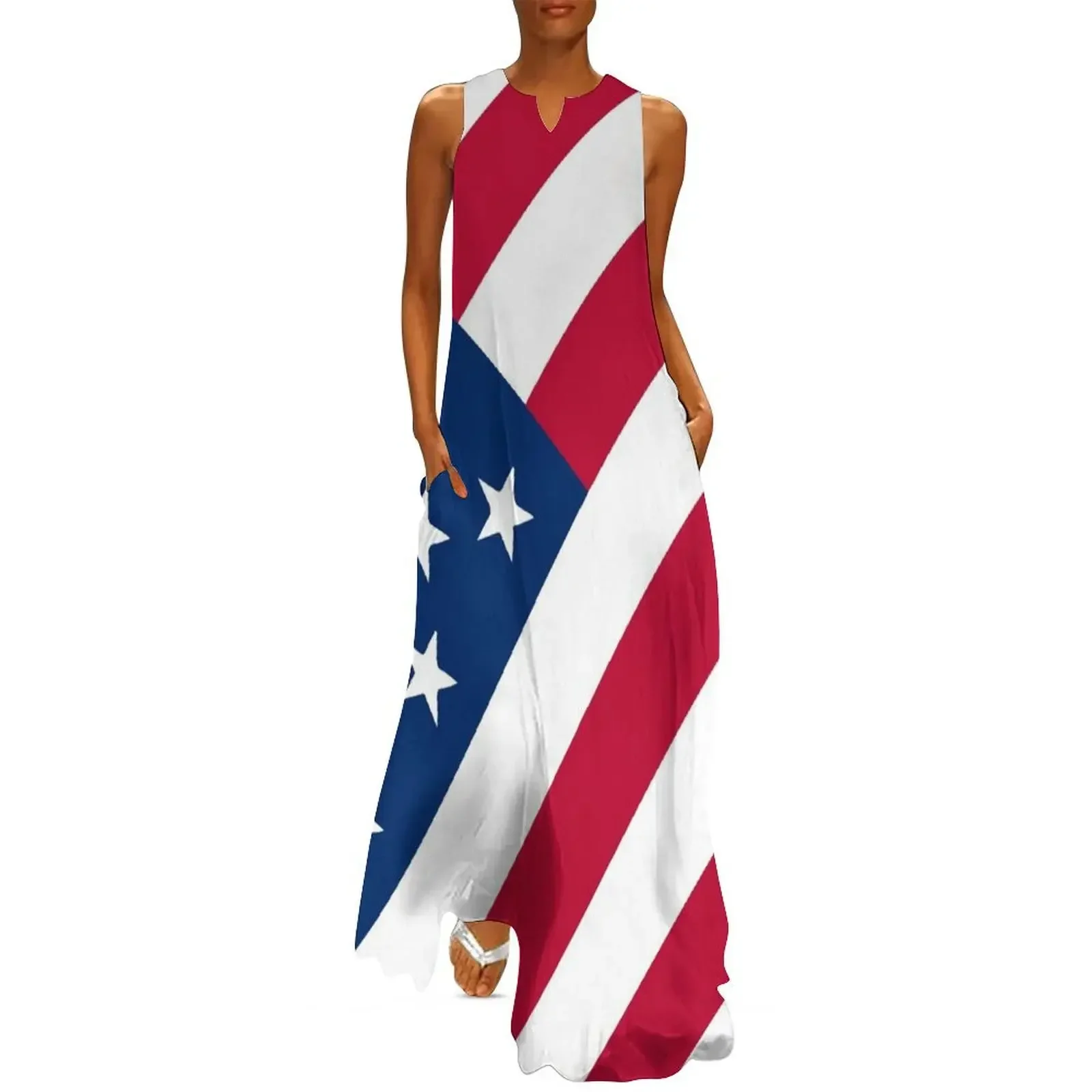 

USA Long Dress long dress women summer women's evening dresses elegant dresses for women women's summer dress 2025