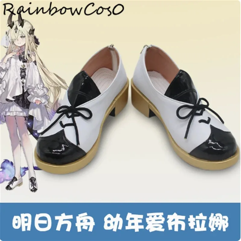 

Eblana Dublinn Necrass Arknights Cosplay Shoes Boots Game Anime Party Halloween RainbowCos0 W4859