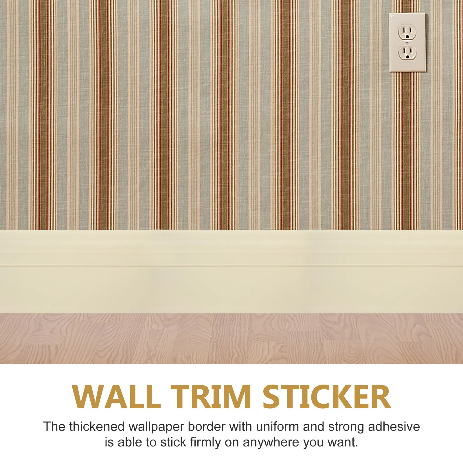 ملصق حائط بشريط شريطي ممتاز لاصق قوي سهل الاستخدام وقابل للإزالة ولا يترك بقايا للمكتب والفندق الداخلي