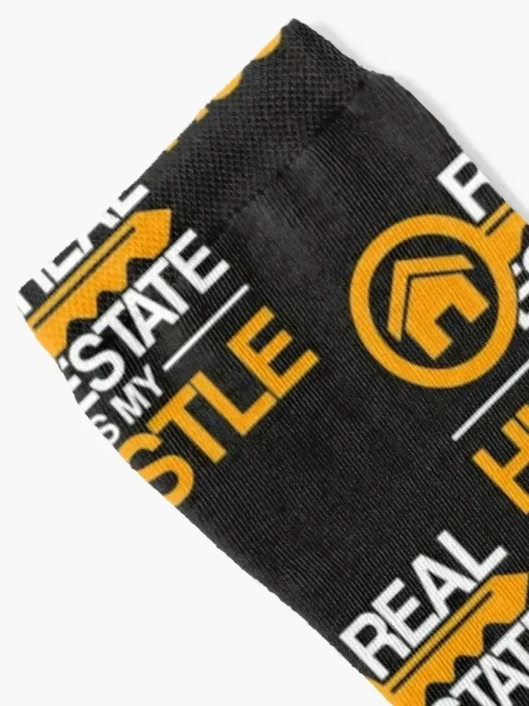 Realtor Real Estate Is My Hustle Funny Realtor Socks Non-slip Lots custom cool Socks Ladies Men's