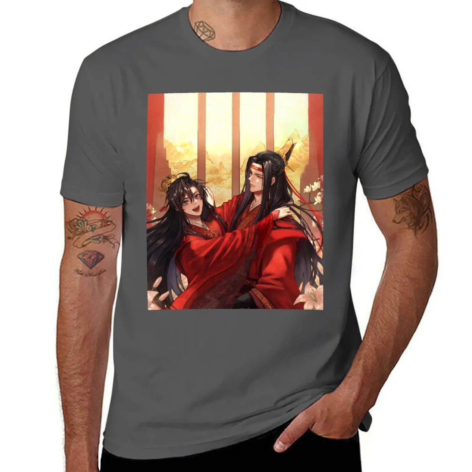 

WangXian The Untamed T-Shirt Basic Plain Tee for Spring and Summer