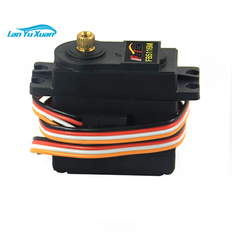 FB5116M Digital Servo 15kg/cm Position Feedback 300° Uncontrollable Metal Gear Core Motor for 1:8/1:10 RC Car Airplane Part