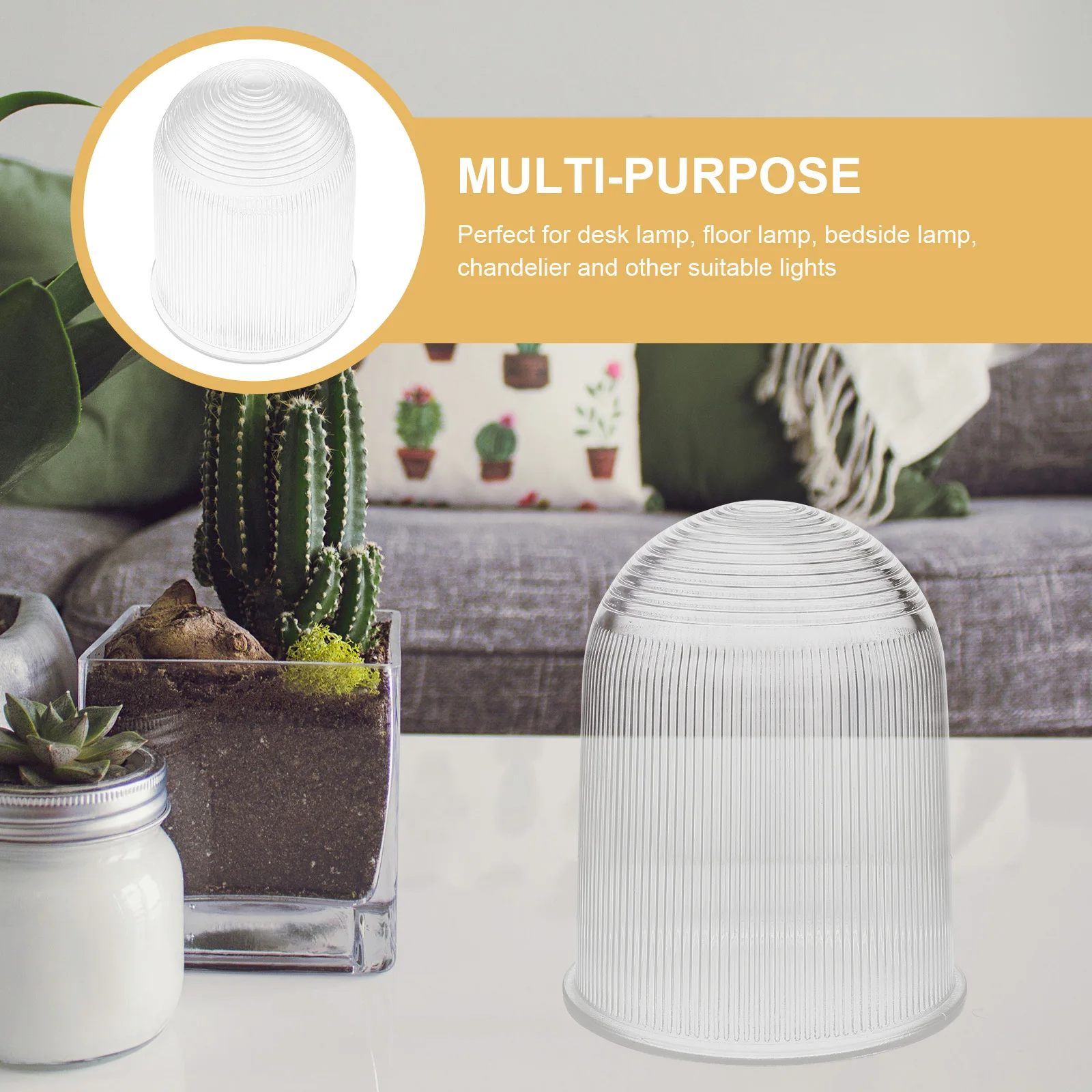 

1pc Round Glass Lampshade Ball Shape Light Shade Durable Ceiling Light Cover Chandelier Lampshade Decorative Ceiling Pendant For