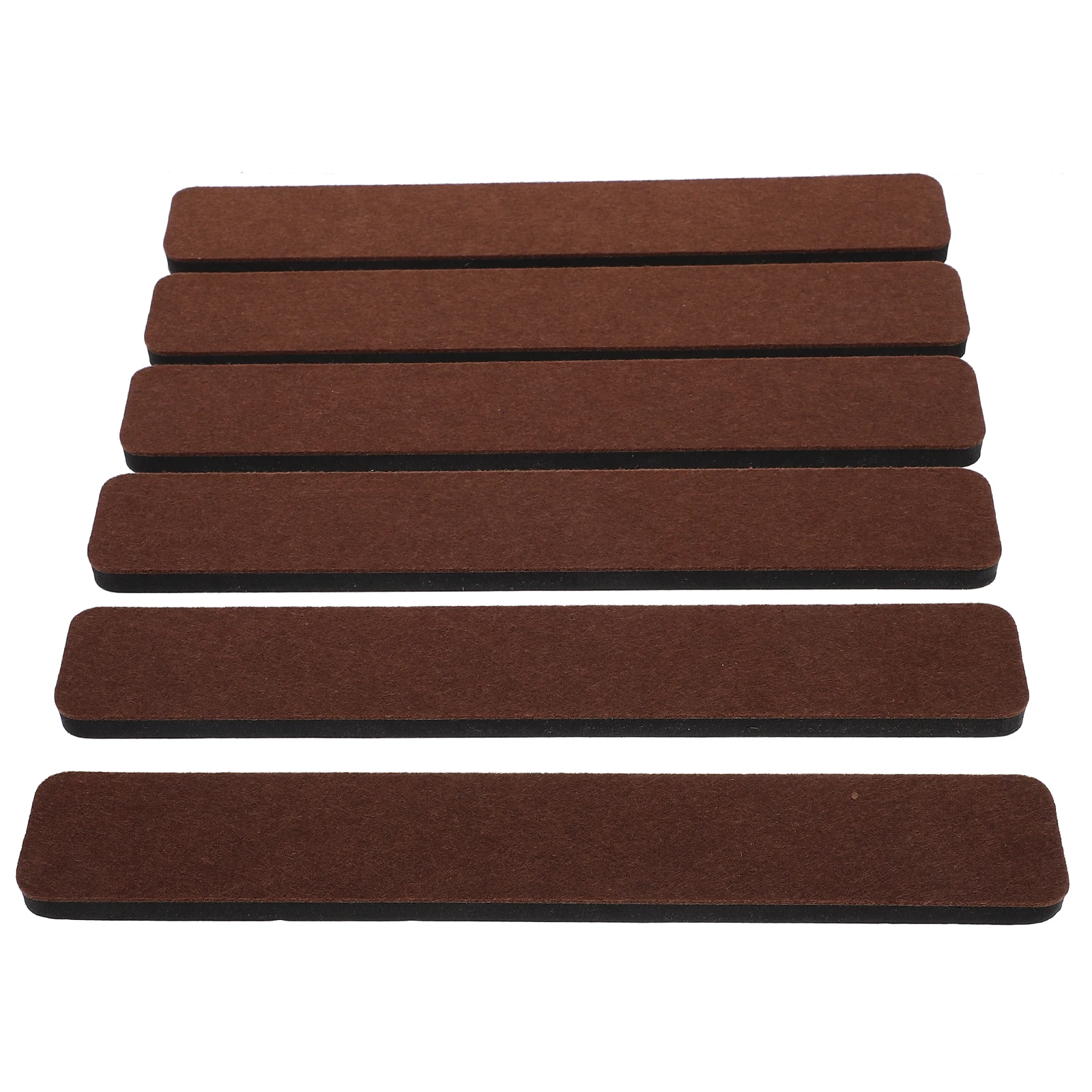 

6 Pcs Bulletin Board Strips Self Adhesive Cork Boards Walls Coffee EVA Material Practical Pinboard Design