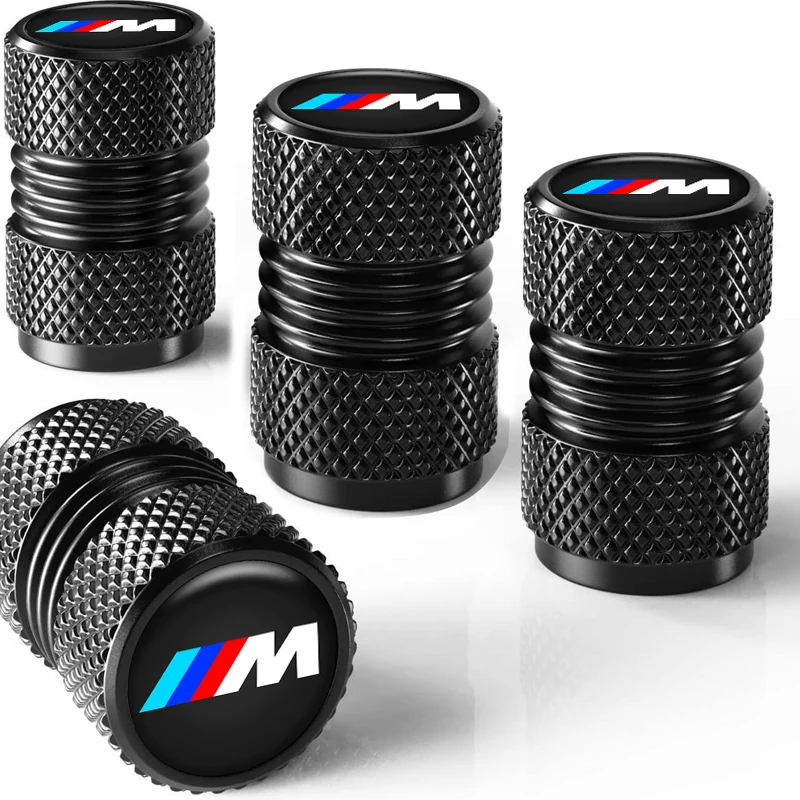 Capuchons de valve de pneu de voiture, 4 pièces, accessoires pour Bmw M M3 M5 Performance E36 E39 E46 E53 E90 E60 E61 E93 X3 X1