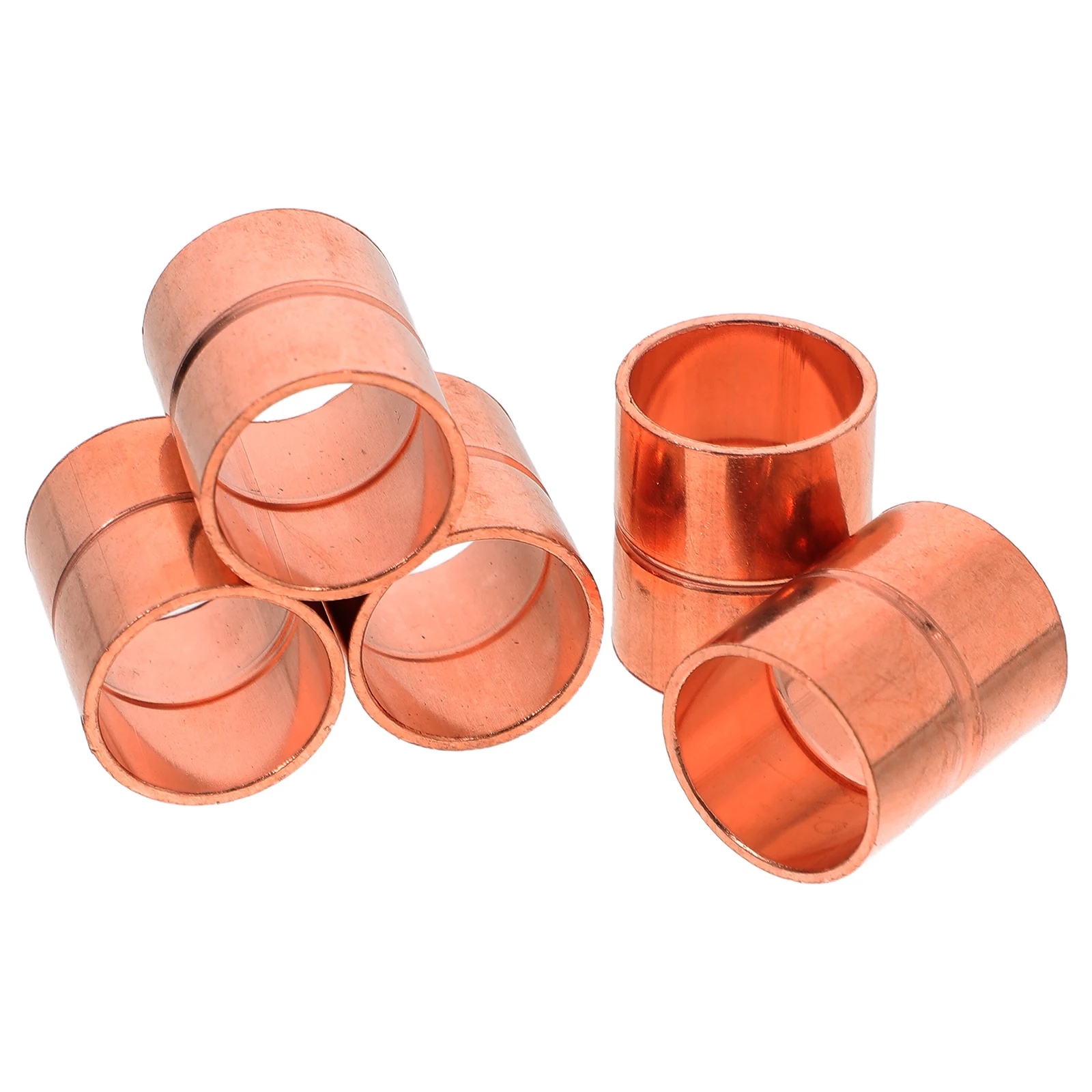 5 Pcs Copper Coupling Fittings Precision Hvac Reed Saver Stop Aluminum Connectors Crimping Tool Brazing Through