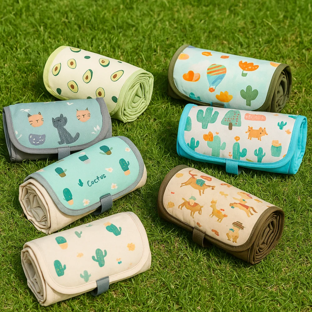 

Pocket Size Outdoor Picnic Mat Waterproof Moisture-Proof Mini Beach Mat Foldable Lightweight Portable Picnic Mat Picnic Activity