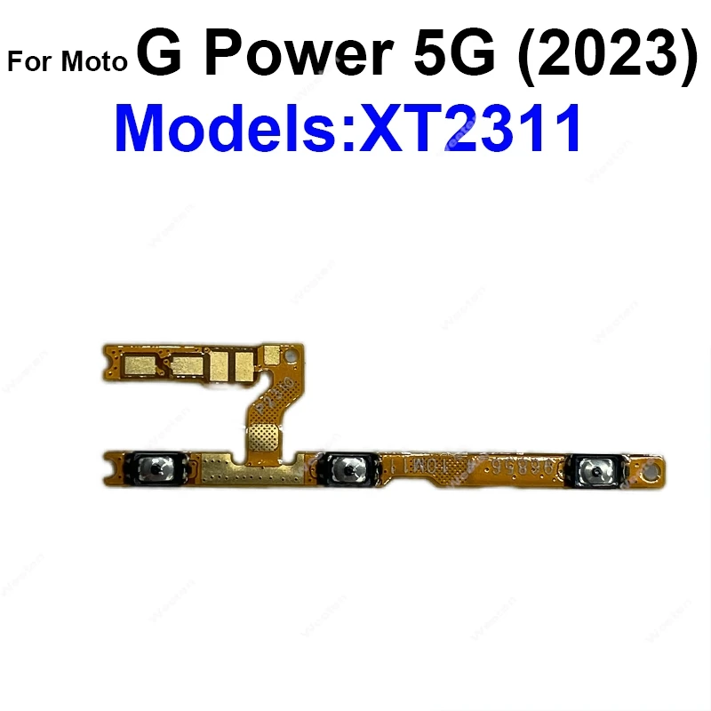 Power Volume Side Button Flex Cable For Motorola Motos G Power 2020 2021 2023 2024 2025 XT2041-4 XT2117 XT2311 XT2515-1