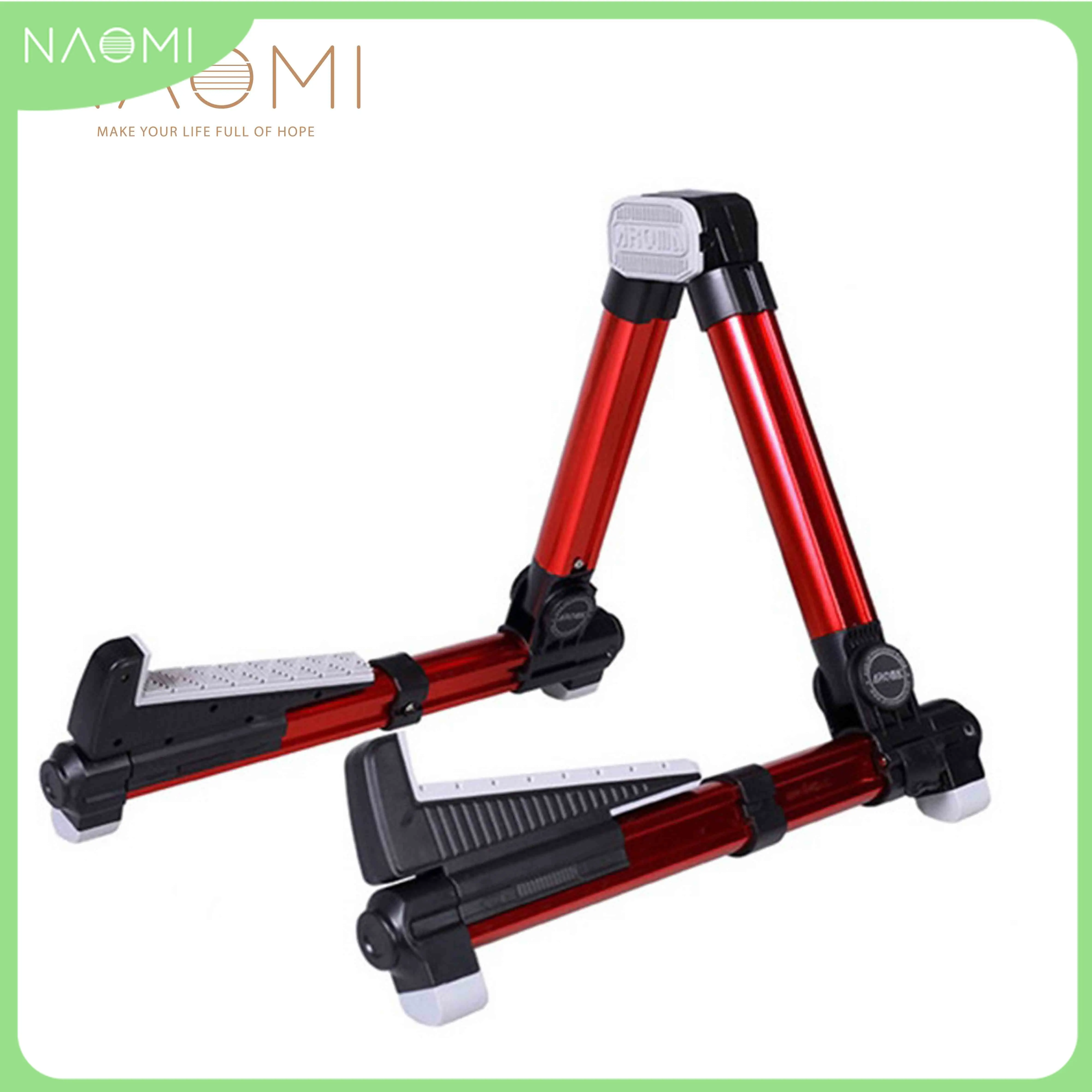 

NAOMI AROMA AUS-08 Stand Red Ergonomic A-Frame Ukulele Stand Ukulele Acoustic Violin AUS-08 RED New