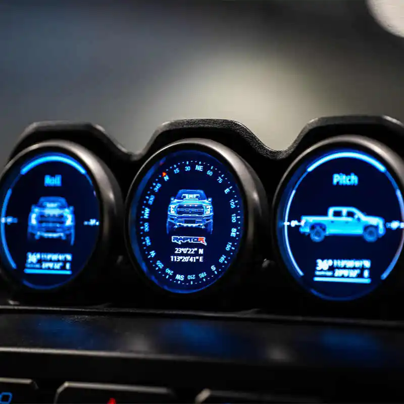 Performance Speed Mete For Ford Raptor F150 Power Meter Air Outlet Part Virtual Cockpit Dashboard LCD Digital Gauges Speedometer
