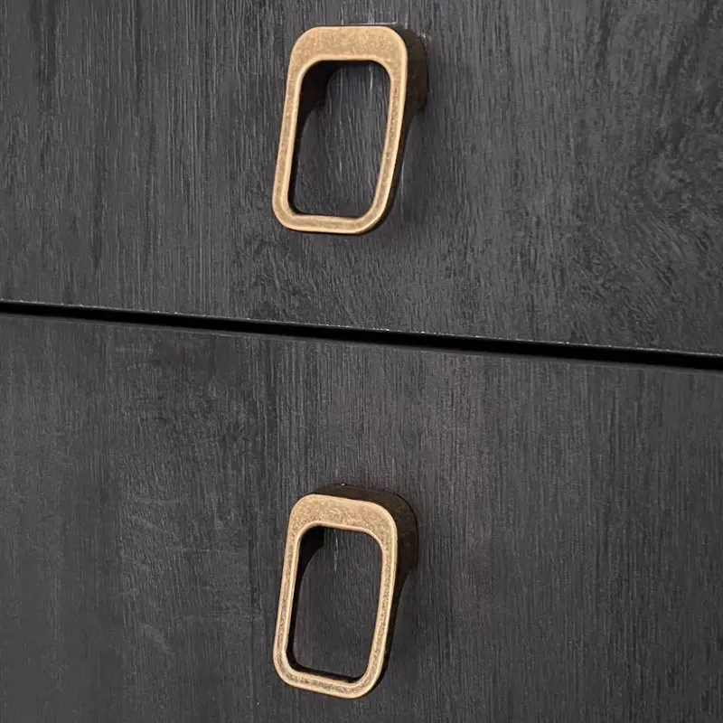 Maniglie per mobili vintage Manopole per porte dell'armadio in bronzo antico Maniglie per libreria retrò Maniglia per guardaroba per camera da letto Accessori per mobili