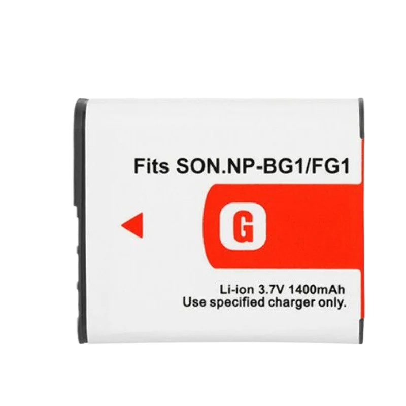 3.7V 1400mAh NP-BG1 Rechargerable Camera Battery for Sony Cyber-Shot DSC-W170 W200 W210 W220 W230 DSC-H50 DSC-H55