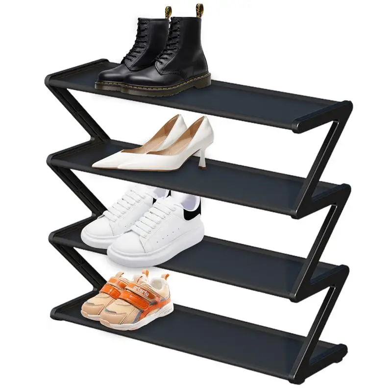 

Shoe Organizer For Entryway Multi-Tier Front Entrance Shoes Organizer Shelf Space-Saving Storage Rack For Slippers And Shoes