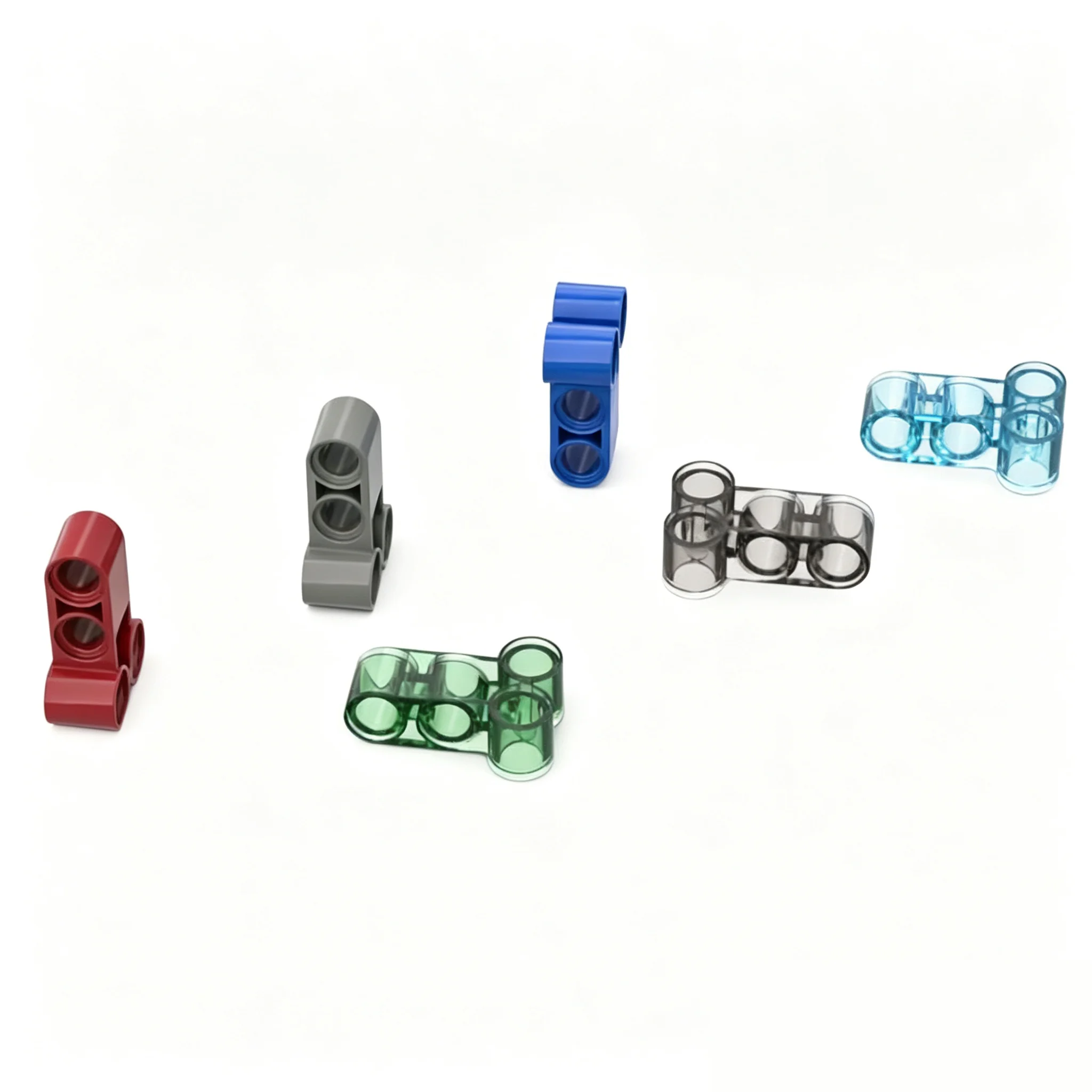 60Pcs Sale Building Blocks 32557 Pin Connector Perpendicular Double 3L Bricks Collections Bulk Modular Toys For Technical MOC