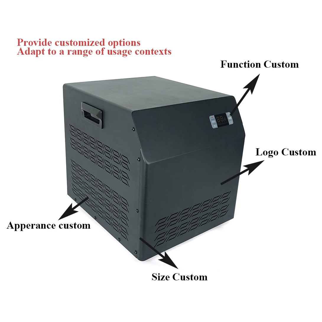STLF Hous‘ehold Mini 1/2hp Ice Bath Chiller Recovery Small Water Cooler Chiller with Compressor for Cold Plunge Th’erapy