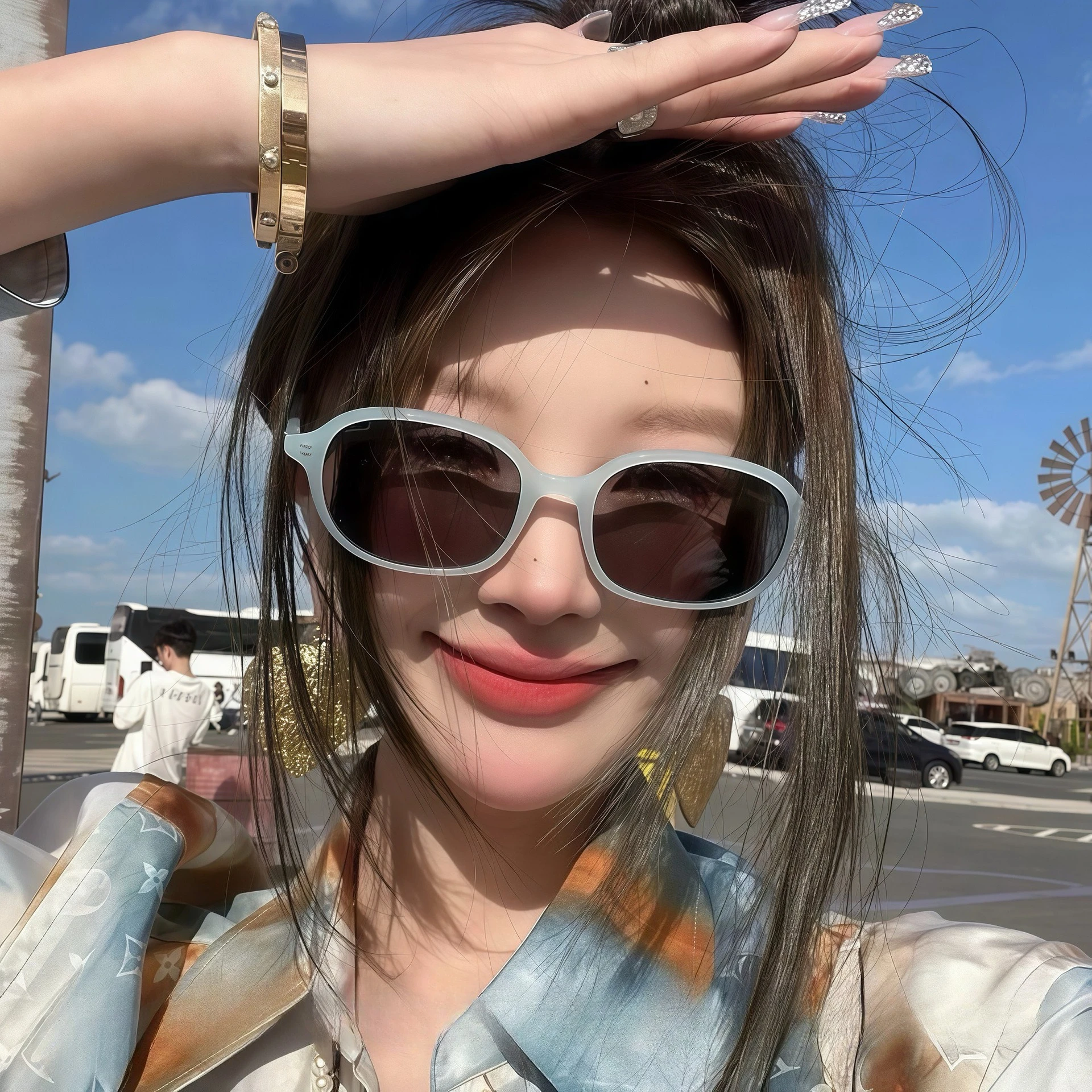 

Cat's Eye UV Protection Polarized High-grade Driving Sunglasses Summer Women's Windproof Sun Glasses Outdoor Sports Gift MJ0671
