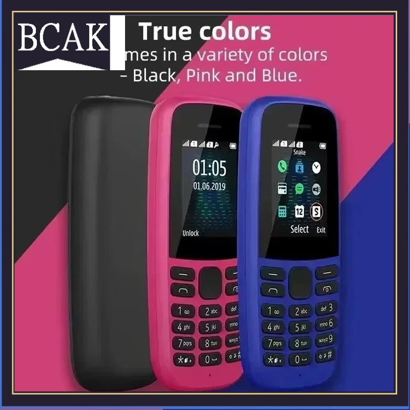 BCAK Push-button Phone 105 2G Feature 1.77