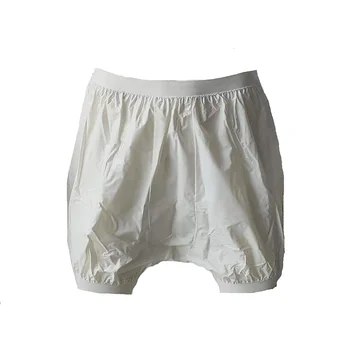 LangKee Haian Unisex PVC Comfort Pants Adult Baby Color White