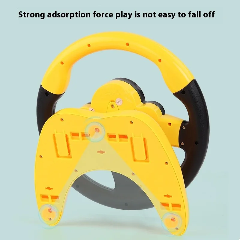 Infant Shining Simulation Steering Wheel Toys Children's Toy Kids Early Education Copilots Stroller Vocal Baby Toys