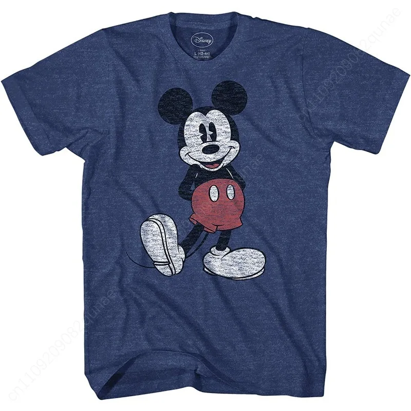 Disney Men's Full Size Mickey Mouse Distressed Look T-Shirt