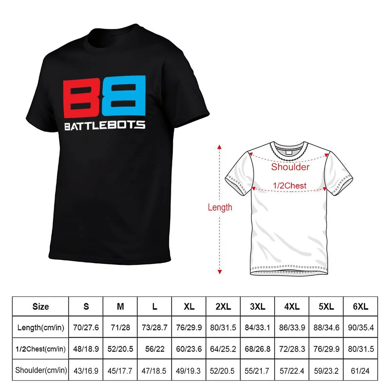 BATTLEBOTS Classic T-Shirt sweat summer top Men's t-shirt