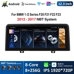 Android Car Radio Video Multimedia Player 12.3'' for BMW 1 /2 Series F20 F21 F22 F23 2012 - 2017 NBT System DSP Stereo
