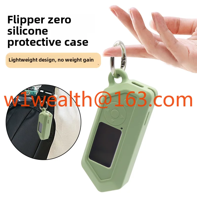 Protective case Electronic play silicone soft case Portable anti-drop flipperzero pet electronic dolphin game machine protective
