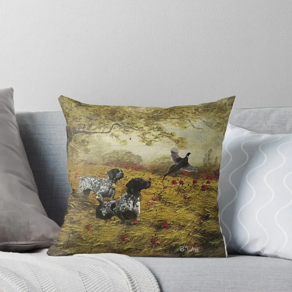 

Fall pheasant hunting season Throw Pillow Christmas Cushion For Home Cushion Cover Luxury Sitting Cushion Pillow Cover pillow