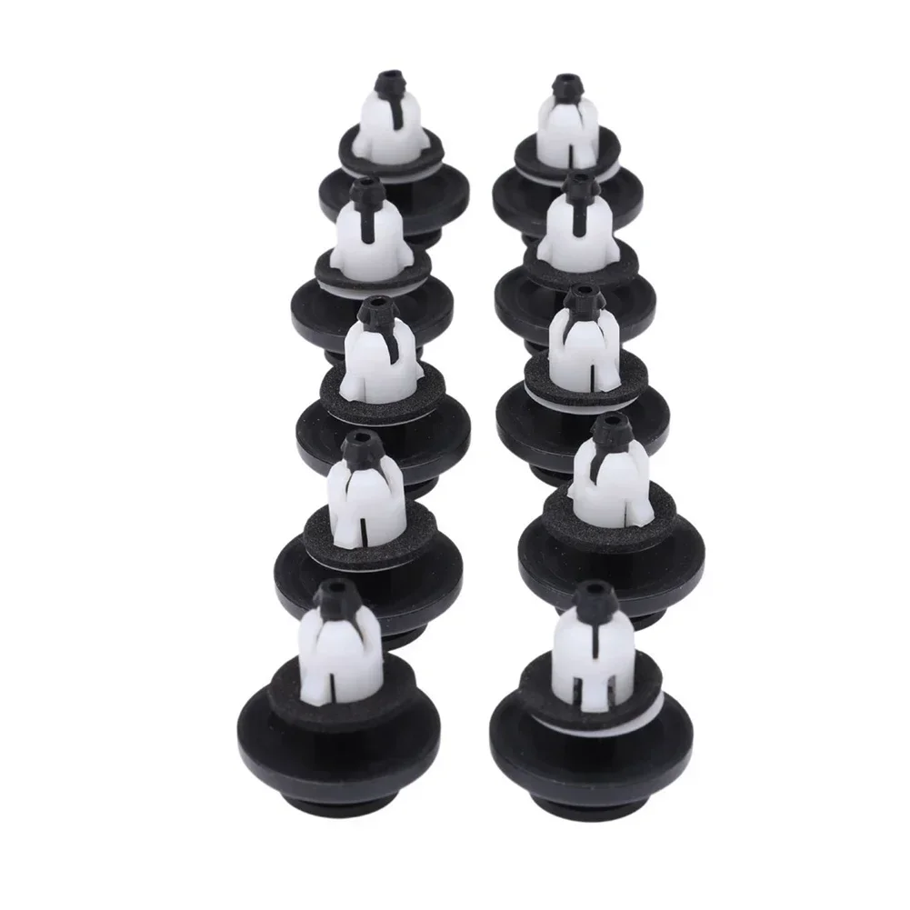 10pcs Car Tailgate Spoiler Clips 91513-T6A-003 For Honda For Civic Si 2017 For CR-V 2017-2021 For CR-V 2020-2021 For HR-V