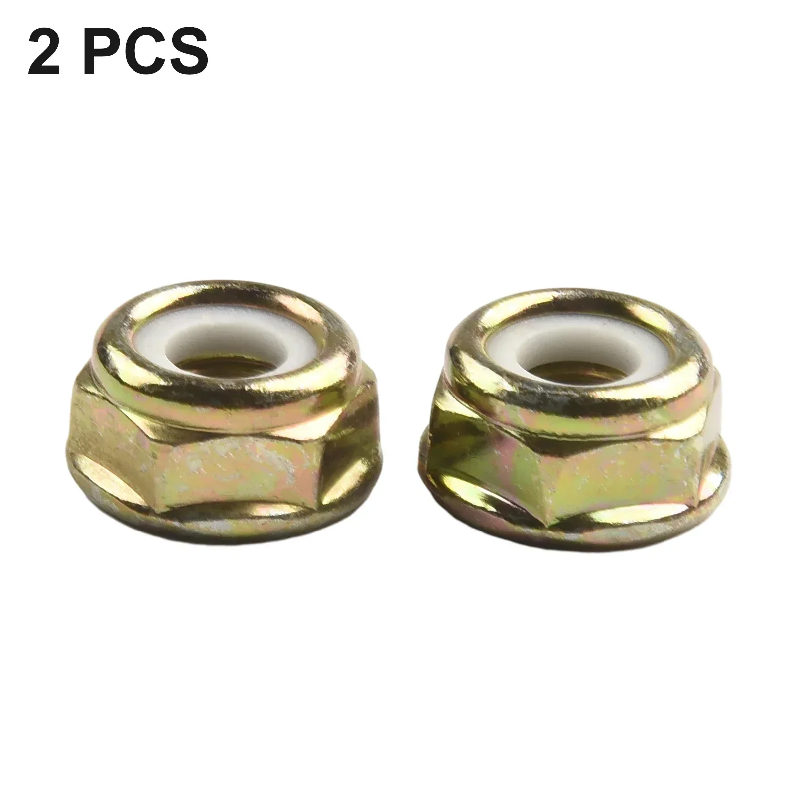 Lawn Mower Accessory Nut Left Hand Thread M10×1.25 Metal 2 Pcs For Lawn Trimmer Brand New Excellent Service Life