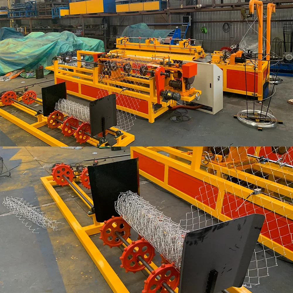 YG Customized Double Wire Chain Link Fence Making Machine | Industrial Wire Mesh Weaving Equipment