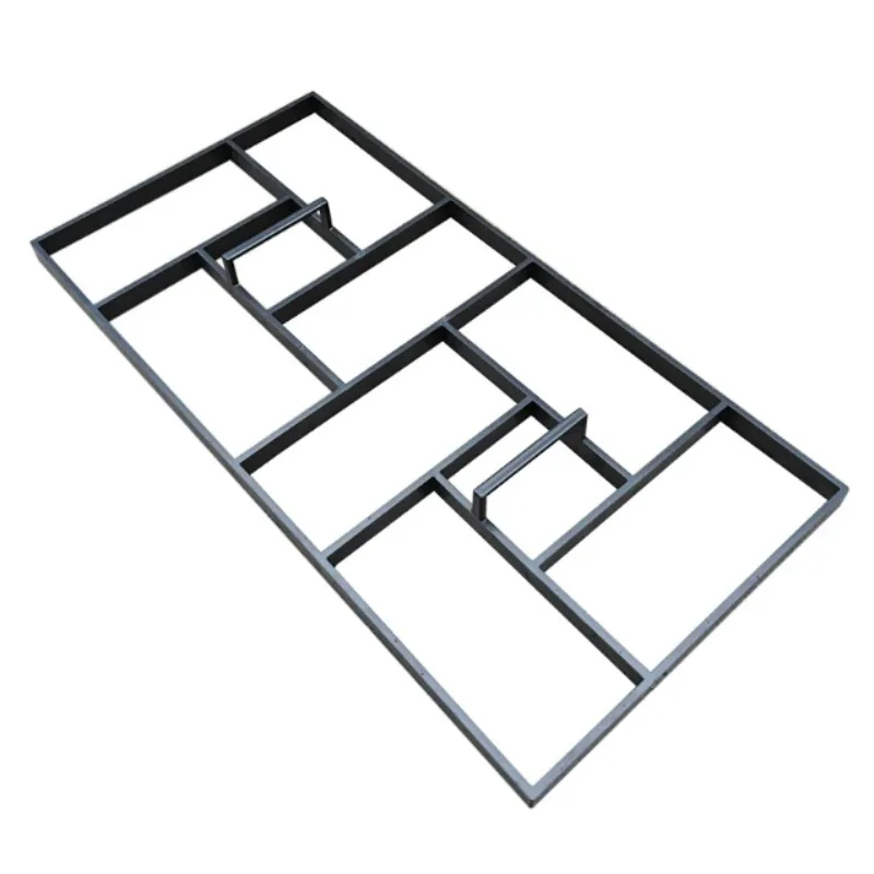 Steel Concrete Stamp Mold, Antique Slate Pattern Imprint Mat for Patio Garden Walkway, Non-Slip