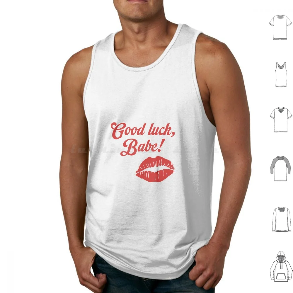 

Good-Luck-Babe Tank Tops Print Cotton Chappell Roan Pink Club Music Pink Chappell Hot To Go Red Wine Supernova Rise And