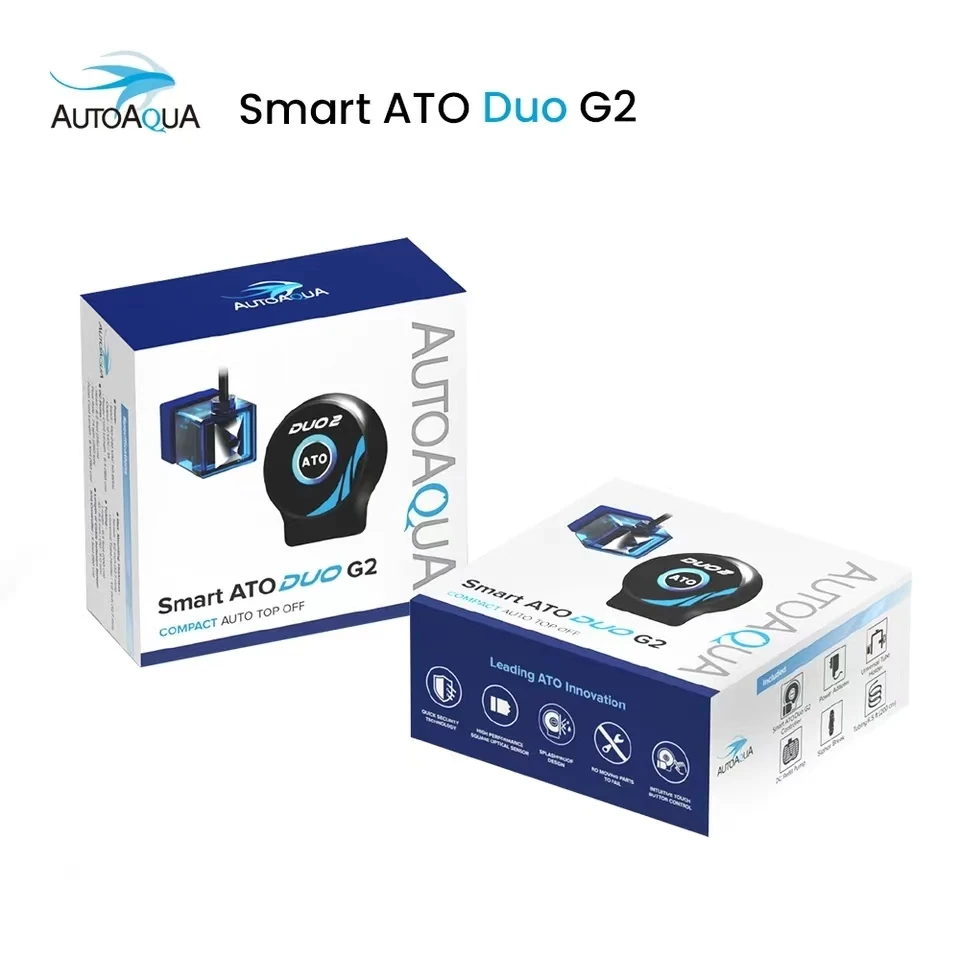 

AUTOAQUA Smart ATO Duo G2 SATO-286P 110-220V Aquarium Fish Tank Auto Top Off System Water Filler Refiller Level Controller